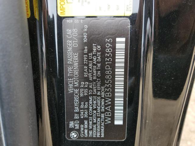 Photo 10 from auction – 2008 BMW 328 I with VIN WBAWB33588P133893