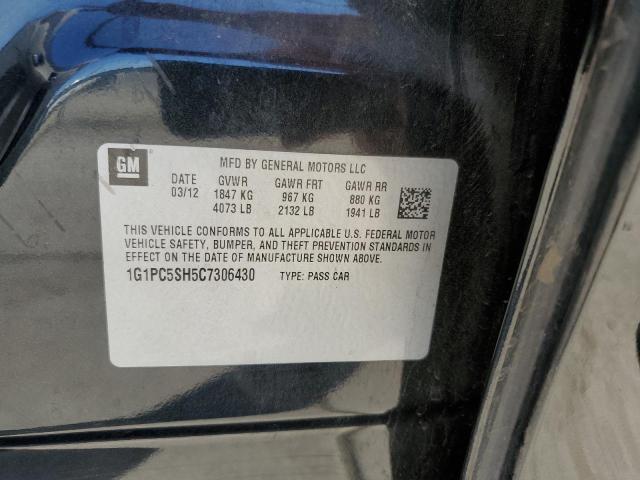Photo 10 from auction – 2012 CHEVROLET CRUZE LS with VIN 1G1PC5SH5C7306430
