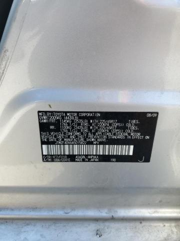 Photo 10 from auction – 2010 TOYOTA RAV4 with VIN JTMZF4DV6A5015822