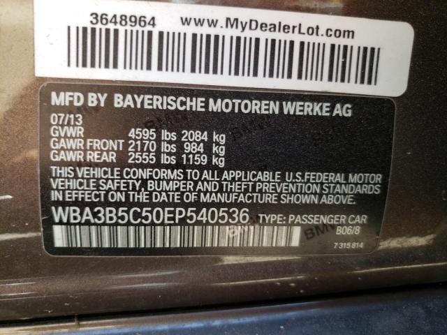 Photo 10 from auction – 2014 BMW 328 XI SUL with VIN WBA3B5C50EP540536