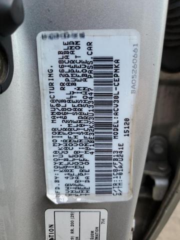 Photo 10 from auction – 2003 TOYOTA CAMRY LE/X with VIN 4T1BE32KX3U133447