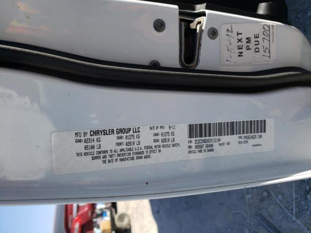 Photo 10 from auction – 2012 DODGE CHARGER SE with VIN 2C3CDXBGXCH112104