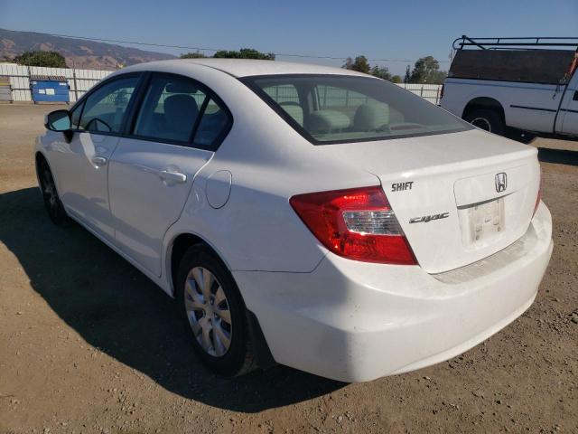 Photo 3 from auction – 2012 HONDA CIVIC LX with VIN 19XFB2F57CE312296