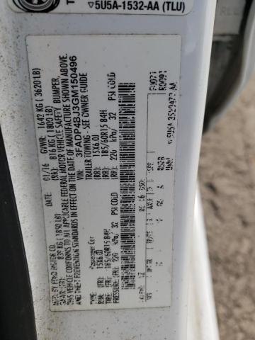 Photo 10 from auction – 2016 FORD FIESTA SE with VIN 3FADP4BJ3GM150496