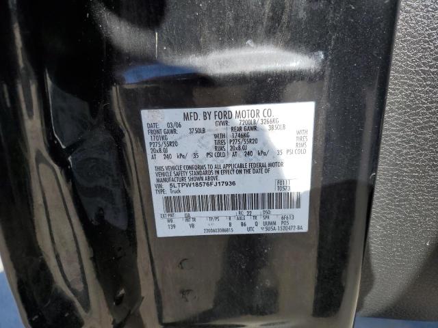 Photo 10 from auction – 2006 LINCOLN MARK LT with VIN 5LTPW18576FJ17936