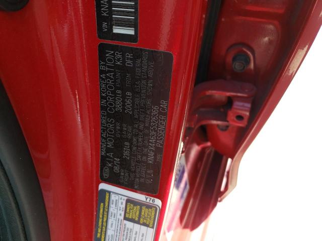 Photo 10 from auction – 2015 KIA FORTE LX with VIN KNAFX4A63F5326366