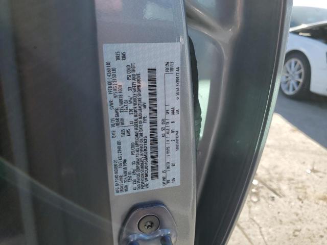Photo 10 from auction – 2021 FORD ESCAPE SEL with VIN 1FMCU0H68MUB21833