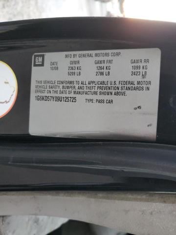 Photo 10 from auction – 2009 CADILLAC DTS with VIN 1G6KD57Y09U125725