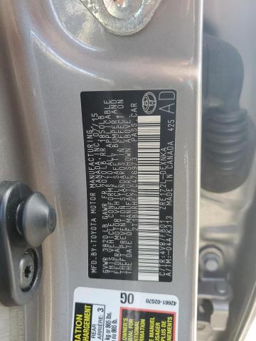 Photo 10 from auction – 2015 TOYOTA COROLLA L with VIN 2T1BURHE7FC476973