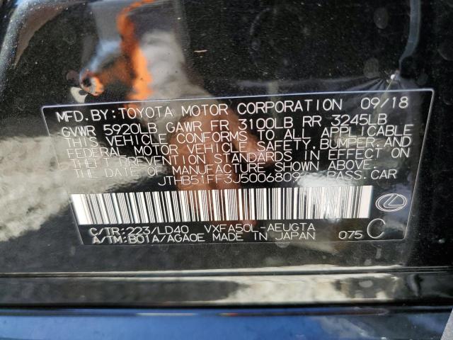 Photo 10 from auction – 2018 LEXUS LS 500 BAS with VIN JTHB51FF3J5006809