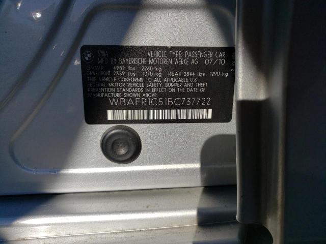 Фото 10 с аукциона – 2011 BMW 528 I с VIN WBAFR1C51BC737722