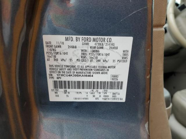 Photo 10 from auction – 2011 FORD ESCAPE HYB with VIN 1FMCU4K39BKA98464