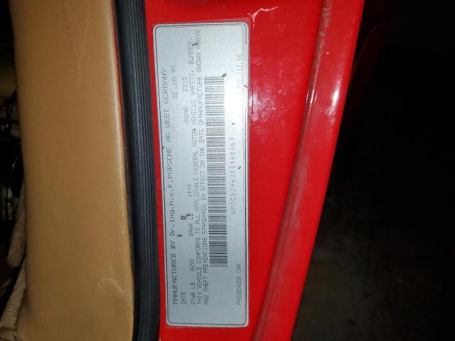 Photo 10 from auction – 1991 PORSCHE 911 with VIN WP0CB2963MS460063