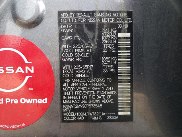 Photo 10 from auction – 2018 NISSAN ROGUE S with VIN KNMAT2MV9JP573548