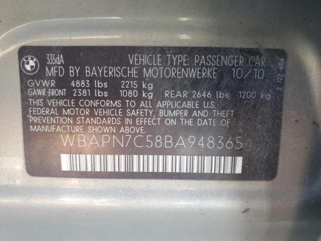 Photo 10 from auction – 2011 BMW 335 D with VIN WBAPN7C58BA948365