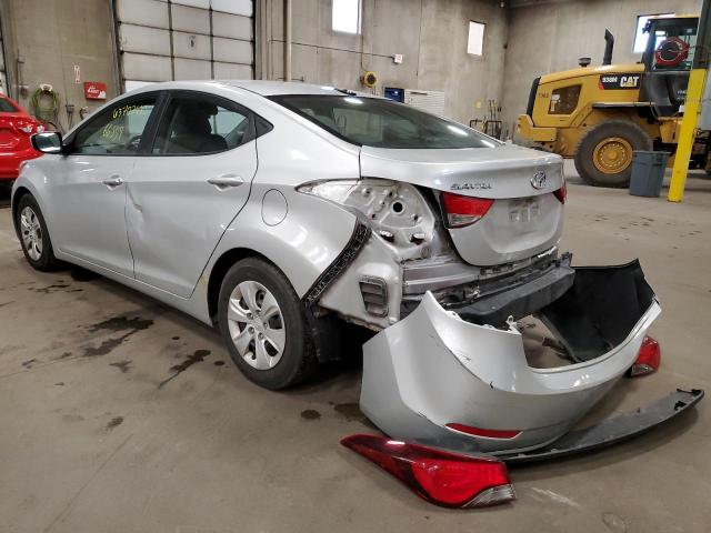 Photo 3 from auction – 2016 HYUNDAI ELANTRA with VIN 5NPDH4AE4GH686021