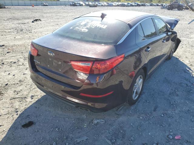 Photo 4 from auction – 2014 KIA OPTIMA LX with VIN 5XXGM4A77EG324509
