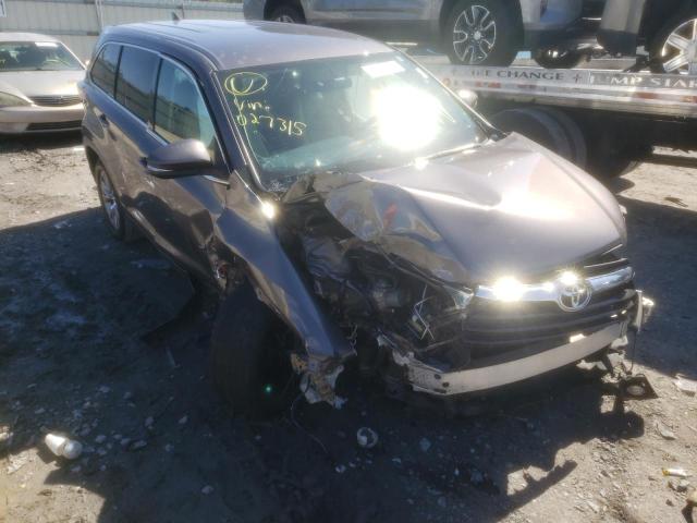 TOYOTA HIGHLANDER 2014 with VIN 5TDZKRFH5ES027315 - Photo from auction