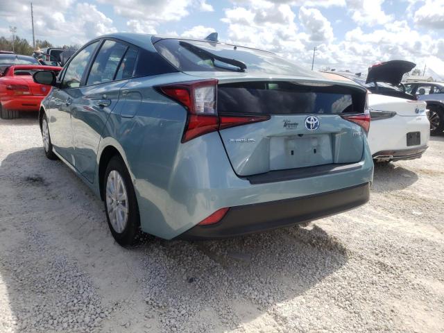 Photo 3 from auction – 2019 TOYOTA PRIUS with VIN JTDKARFU6K3099574