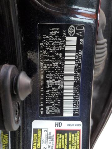 Photo 10 from auction – 2014 TOYOTA COROLLA L with VIN 2T1BURHEXEC141236
