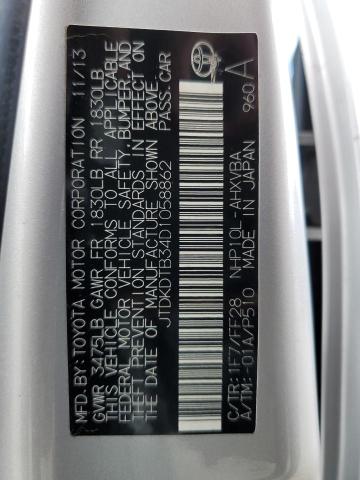 Photo 10 from auction – 2013 TOYOTA PRIUS C with VIN JTDKDTB34D1058862