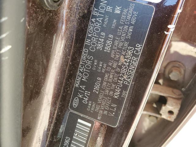 Photo 10 from auction – 2011 KIA FORTE EX with VIN KNAFU4A23B5443963