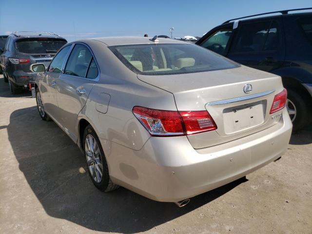 Photo 3 from auction – 2011 LEXUS ES 350 with VIN JTHBK1EGXB2452557