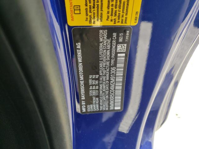 Photo 10 from auction – 2021 MINI COOPER S with VIN WMWXR5C04M2M91306