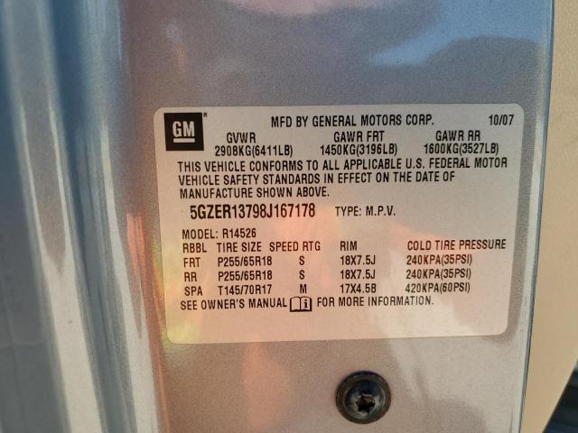 Photo 10 from auction – 2008 SATURN OUTLOOK XE with VIN 5GZER13798J167178