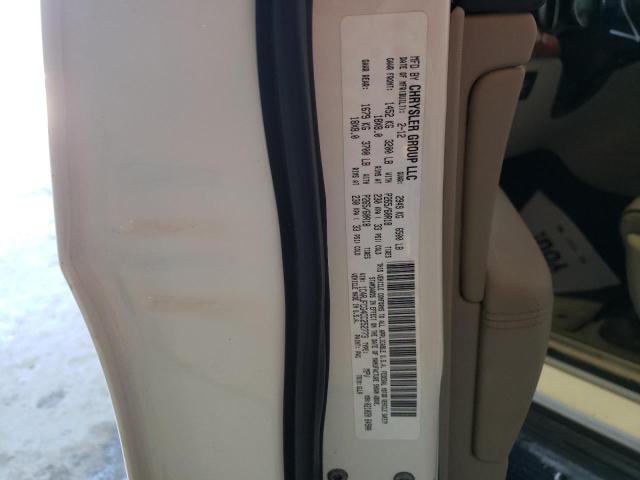 Photo 10 from auction – 2012 JEEP GRAND CHER with VIN 1C4RJFCG4CC252773
