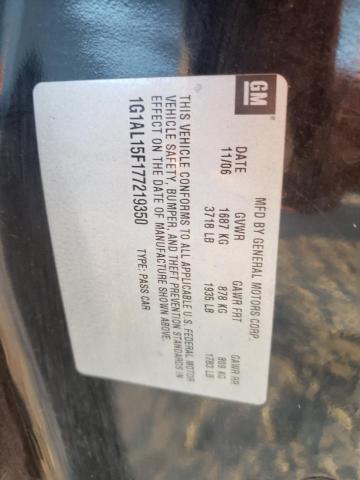 Photo 10 from auction – 2007 CHEVROLET COBALT with VIN 1G1AL15F177219350