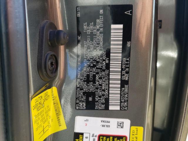 Photo 10 from auction – 2011 TOYOTA SIENNA LE with VIN 5TDKK3DC5BS151182