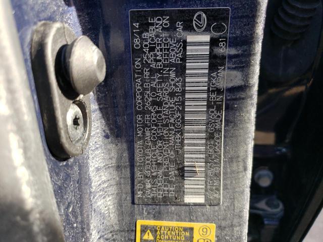 Photo 10 from auction – 2015 LEXUS ES 350 with VIN JTHBK1GG3F2151843