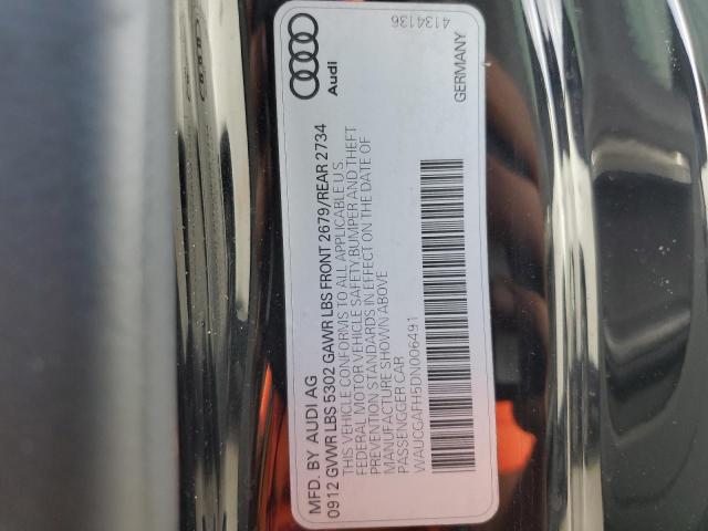 Photo 10 from auction – 2013 AUDI S5 PREMIUM with VIN WAUCGAFH5DN006491