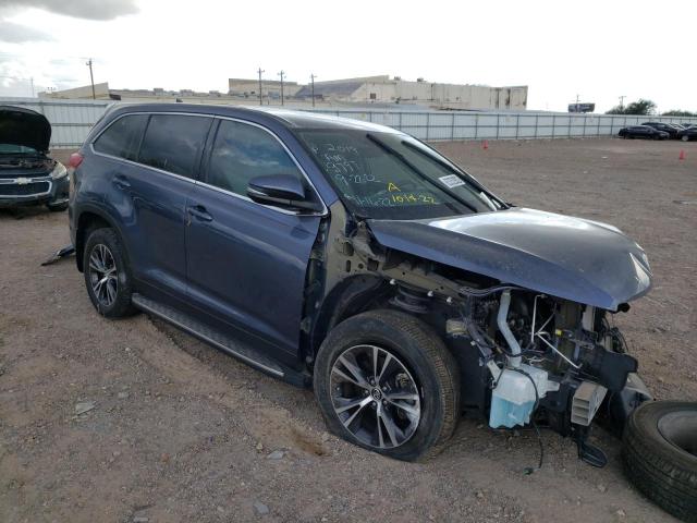 TOYOTA HIGHLANDER 2019 with VIN 5TDZZRFH0KS289797 - Photo from auction