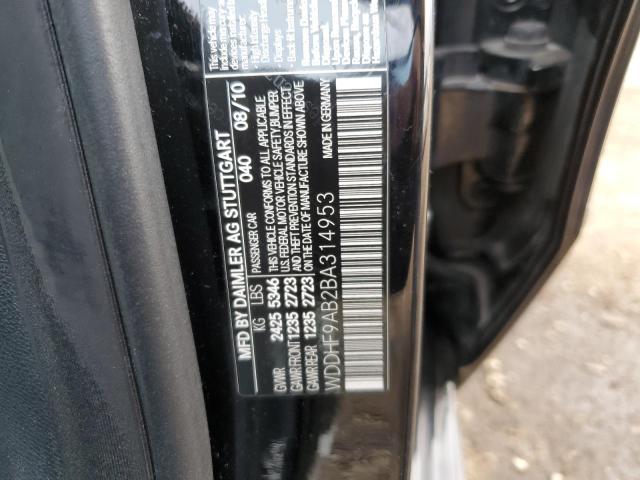 Photo 10 from auction – 2011 MERCEDES-BENZ E 550 4MAT with VIN WDDHF9AB2BA314953