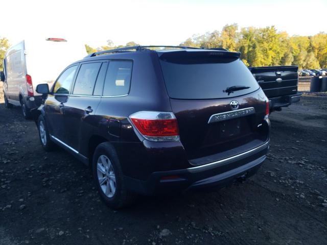 Photo 3 from auction – 2013 TOYOTA HIGHLANDER with VIN 5TDBK3EH2DS264889