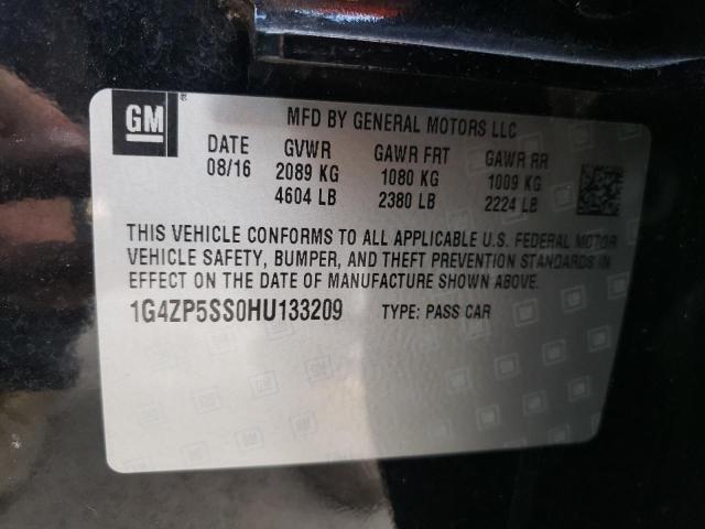 Photo 10 from auction – 2017 BUICK LACROSSE E with VIN 1G4ZP5SS0HU133209
