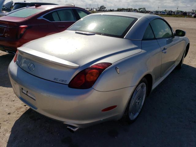 Photo 4 from auction – 2003 LEXUS SC 430 with VIN JTHFN48Y630042561