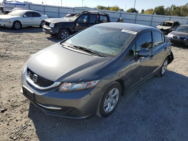 Photo 2 from auction – 2013 HONDA CIVIC LX with VIN 19XFB2F59DE276807