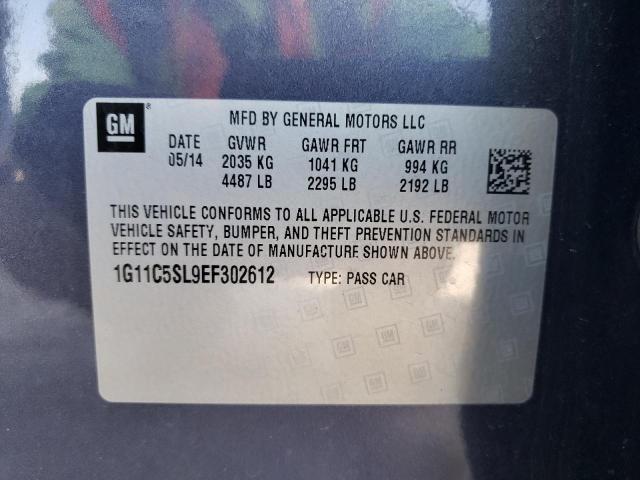Photo 10 from auction – 2014 CHEVROLET MALIBU 1LT with VIN 1G11C5SL9EF302612