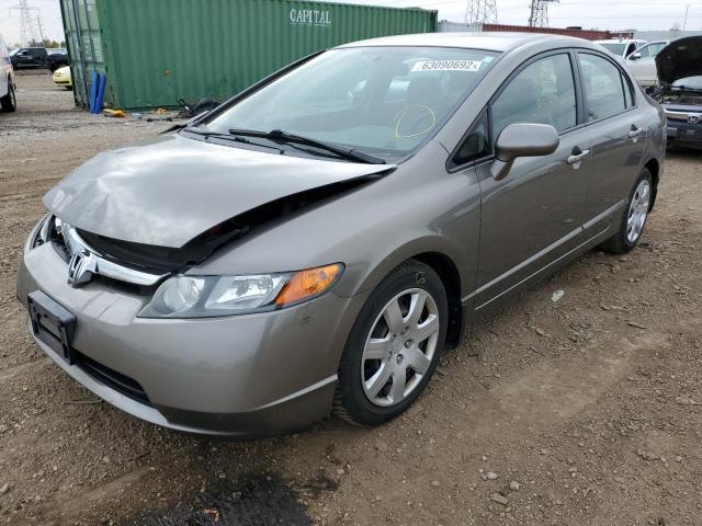 Photo 2 from auction – 2008 HONDA CIVIC LX with VIN 1HGFA16598L112291