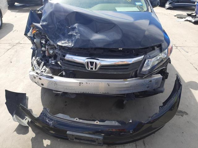 Photo 9 from auction – 2012 HONDA CIVIC LX with VIN 19XFB2F55CE070043