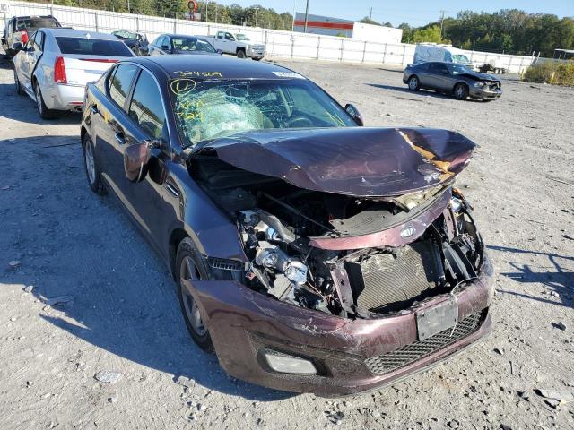 KIA OPTIMA LX 2014 with VIN 5XXGM4A77EG324509 - Photo from auction