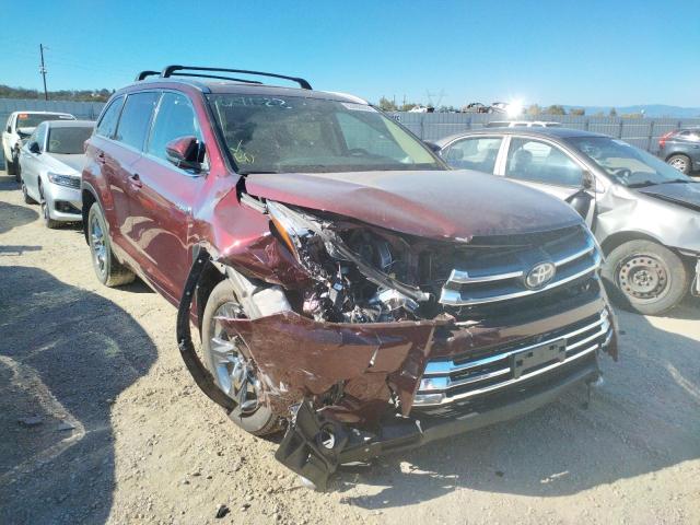 TOYOTA HIGHLANDER 2018 with VIN 5TDDGRFH6JS047921 - Photo from auction
