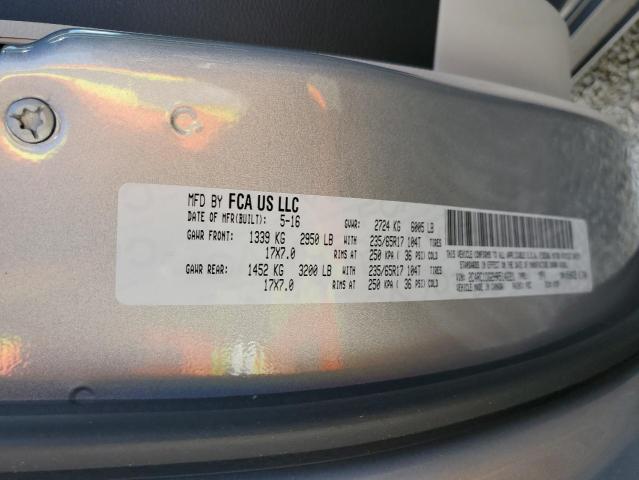 Photo 10 from auction – 2017 CHRYSLER PACIFICA T with VIN 2C4RC1DG2HR514221