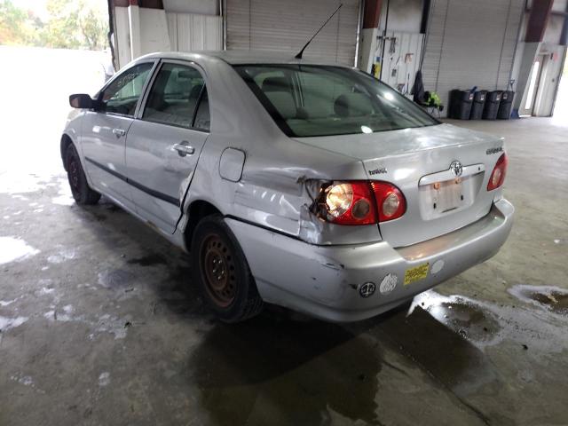 Photo 3 from auction – 2005 TOYOTA COROLLA CE with VIN 2T1BR32E75C375759