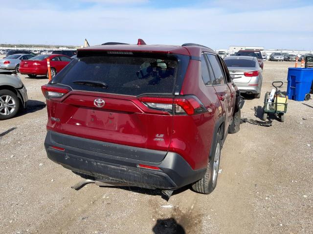 Photo 4 from auction – 2021 TOYOTA RAV4 LE with VIN 2T3F1RFV8MW190226