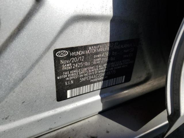 Photo 10 from auction – 2013 HYUNDAI SONATA GLS with VIN 5NPEB4AC2DH649775