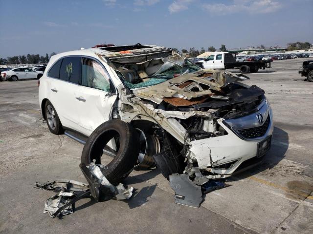 ACURA MDX 2014 with VIN 5FRYD3H25EB009962 - Photo from auction